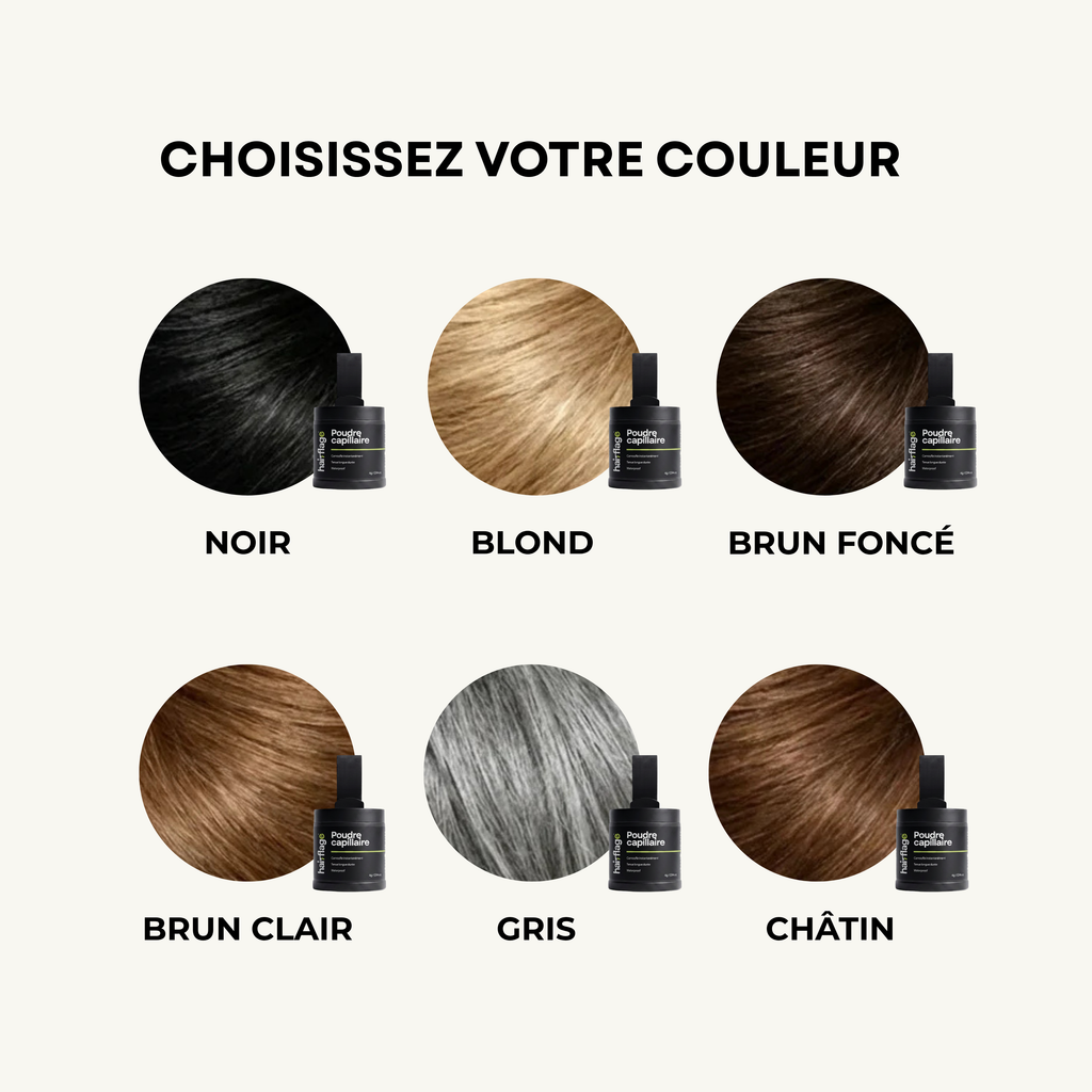 Poudre Hairflage® - Camouflage capillaire